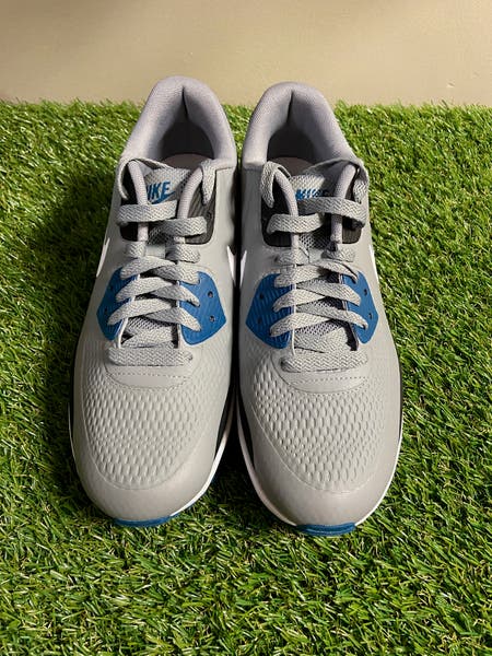 ブルー NIKE AIRMAX 90G CU9978-101 mens Nike Air Max 90 G Golf Shoes Particle Grey Marina Blue CU9978-004