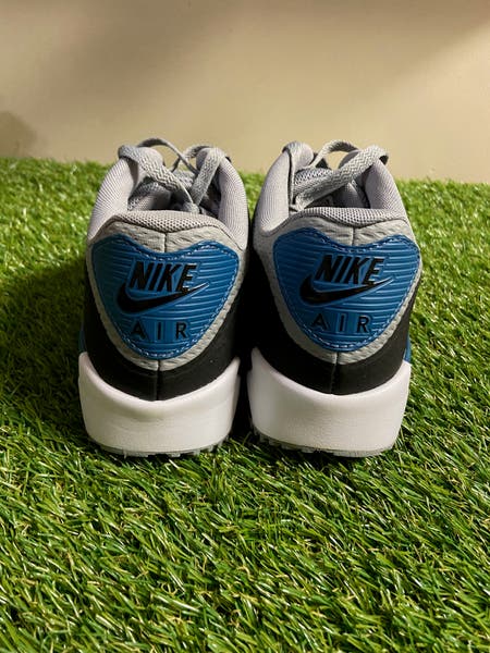 ブルー NIKE AIRMAX 90G CU9978-101 mens Nike Air Max 90 G Golf Shoes Particle Grey Marina Blue CU9978-004