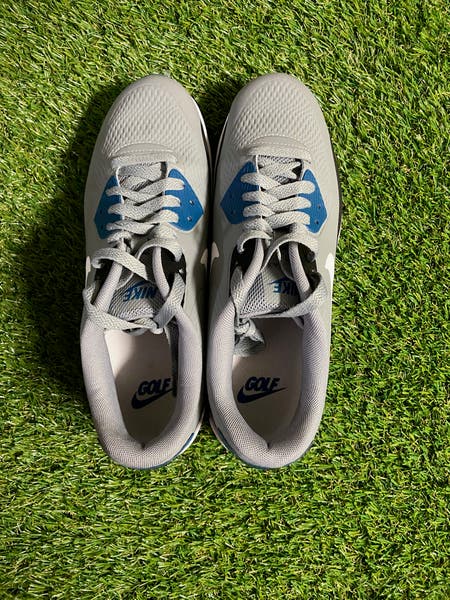 Nike Air Max 90 G Golf Shoes Particle Grey Marina Blue CU9978-004