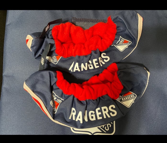 New York Rangers Skate Soakers Covers Protectors Team Player Issue Pro Stock
