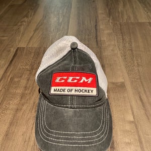 Gray Used One Size Fits All CCM Hat