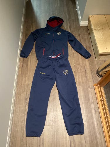 Blue Used Men's CCM Djurgarden Sweatsuit