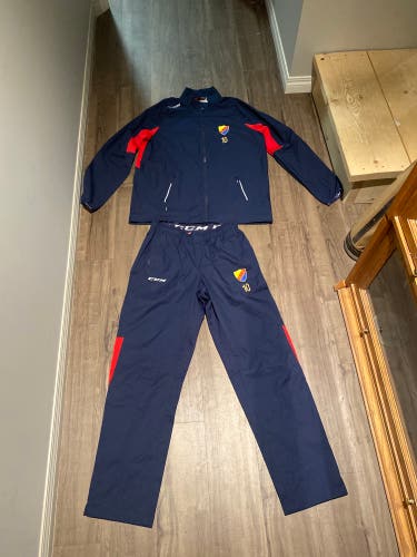 Blue New Men's CCM Djurgarden Track Suit