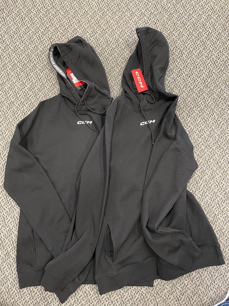 2-Pack CCM Black Team Pullover Hood Senior XL Hoodies