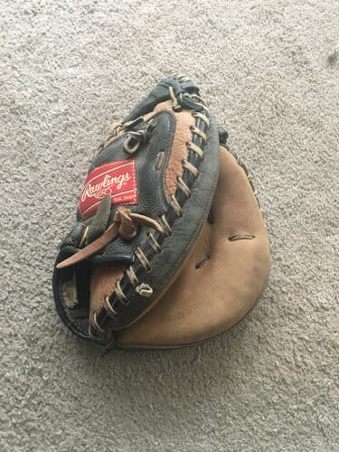 Used Right Hand Throw Rawlings Catcher's Player Proferred Lite Baseball Glove