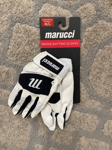New Marucci Batting Gloves- TBall M/L