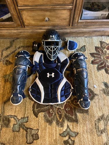 Used Under Armour Catcher's Set