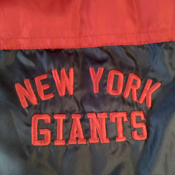 Vintage New York Giants Starter Puffer Jacket XL 80s NFL Full Zip Down  Insulated