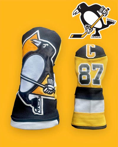 Pittsburgh Penguins Driver & Fairway Wood Head Cover