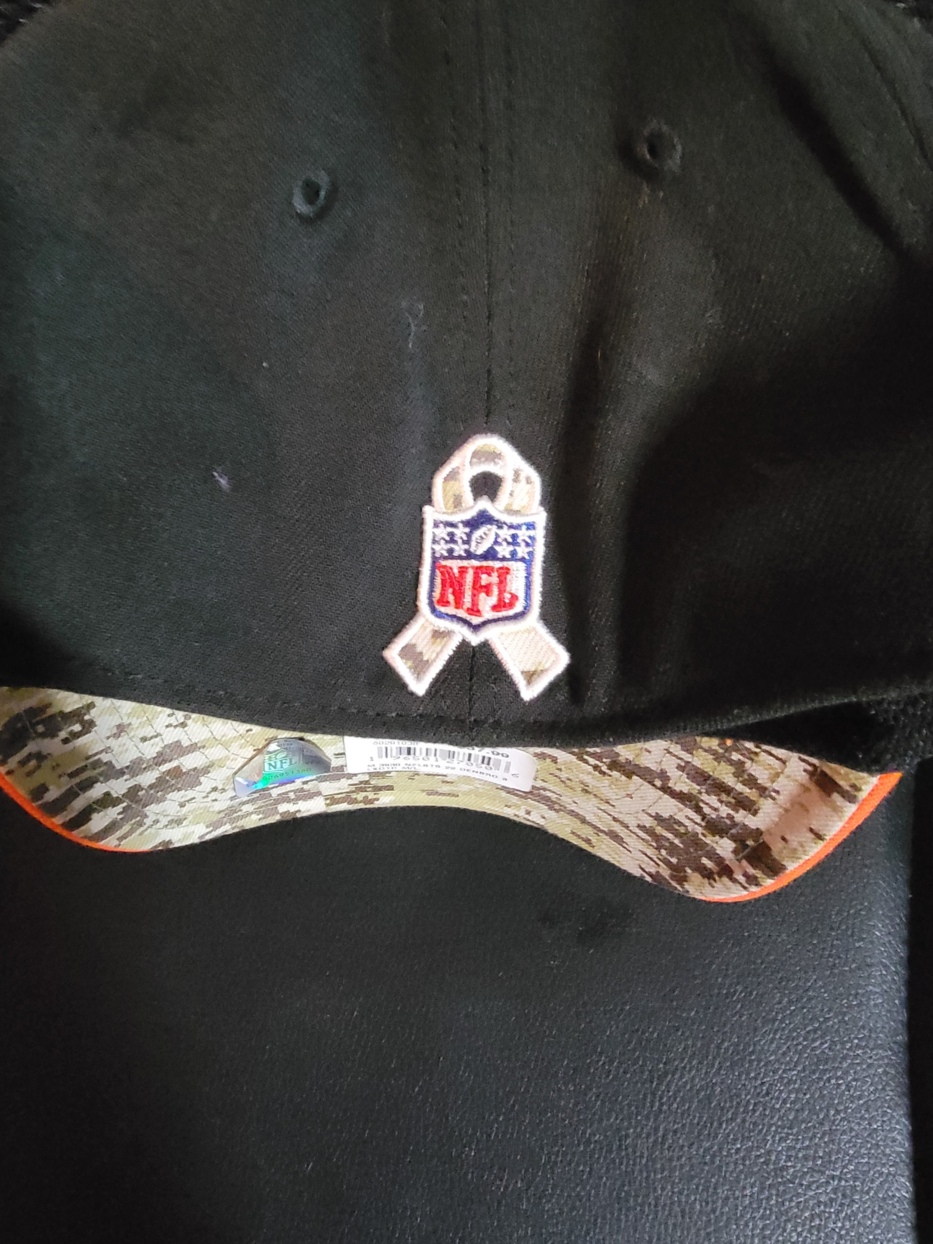 New Era Denver Broncos Superbowl XXII Medium Large Strapback Hat Orange  Jersey |