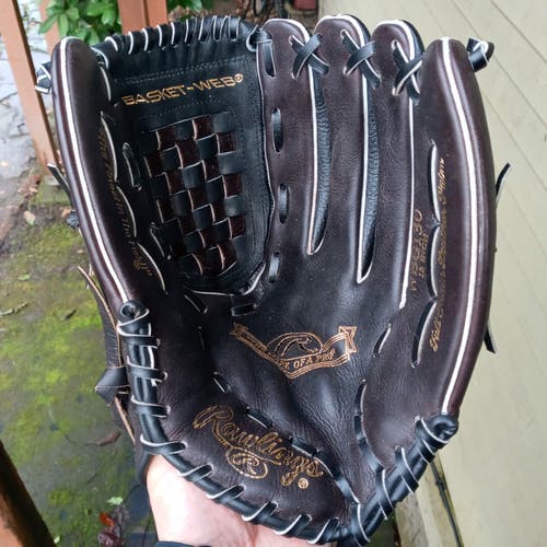 13" Rawlings Playmaker softball baseball glove leather palm - FREE SHIPPING