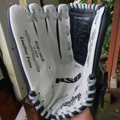 LHT 12" Rawlings RSB softball baseball glove leather palm - FREE SHIPPING