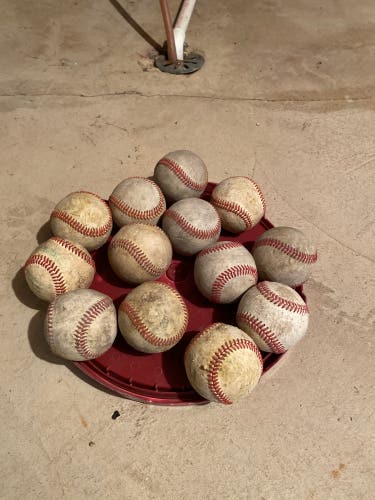 Baseballs 12 Pack Baseballs Well Used