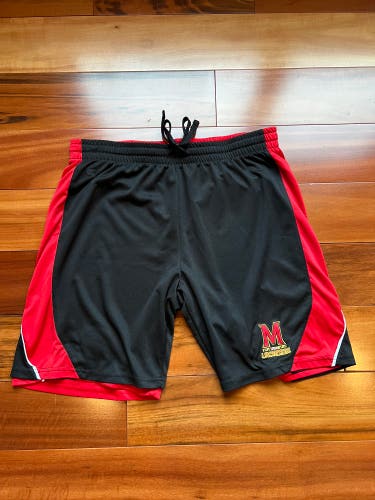 Maryland lacrosse Men's XL Shorts Reversible Black / Red
