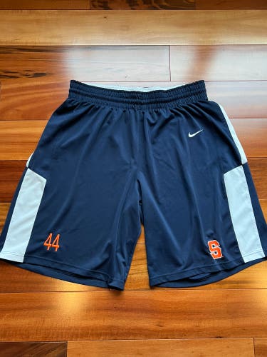 Syracuse Lacrosse Team Issued Practice Blue Men's Nike Shorts
