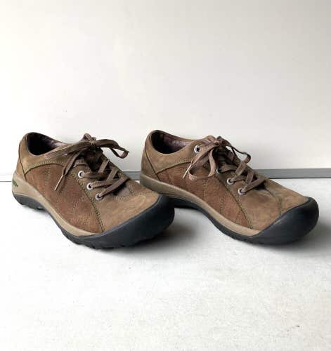 Keen Presidio Women's Brown Low Lace-Up Hiking Walking Shoes ~ Size 6.5