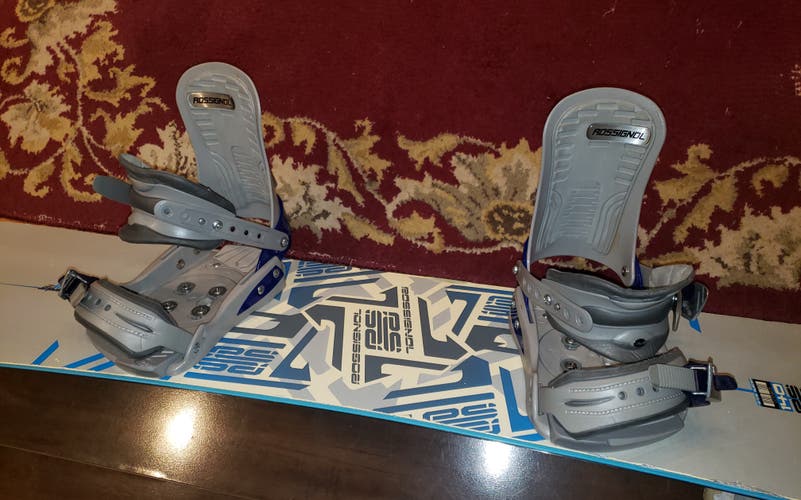 140cm SNOWBOARD ROSSIGNOL with S/M ROSSIGNOL BINDINGS *USED* READY TO USE/CLEAN