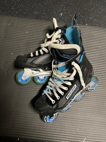 Used Bauer Regular Width Size 9 RSX Inline Skates