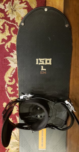 150cm SNOWBOARD ROSSIGNOL ACCELERATOR with M/L ROSSIGNOL REFLET BINDINGS *USED* READY TO USE/CLEAN