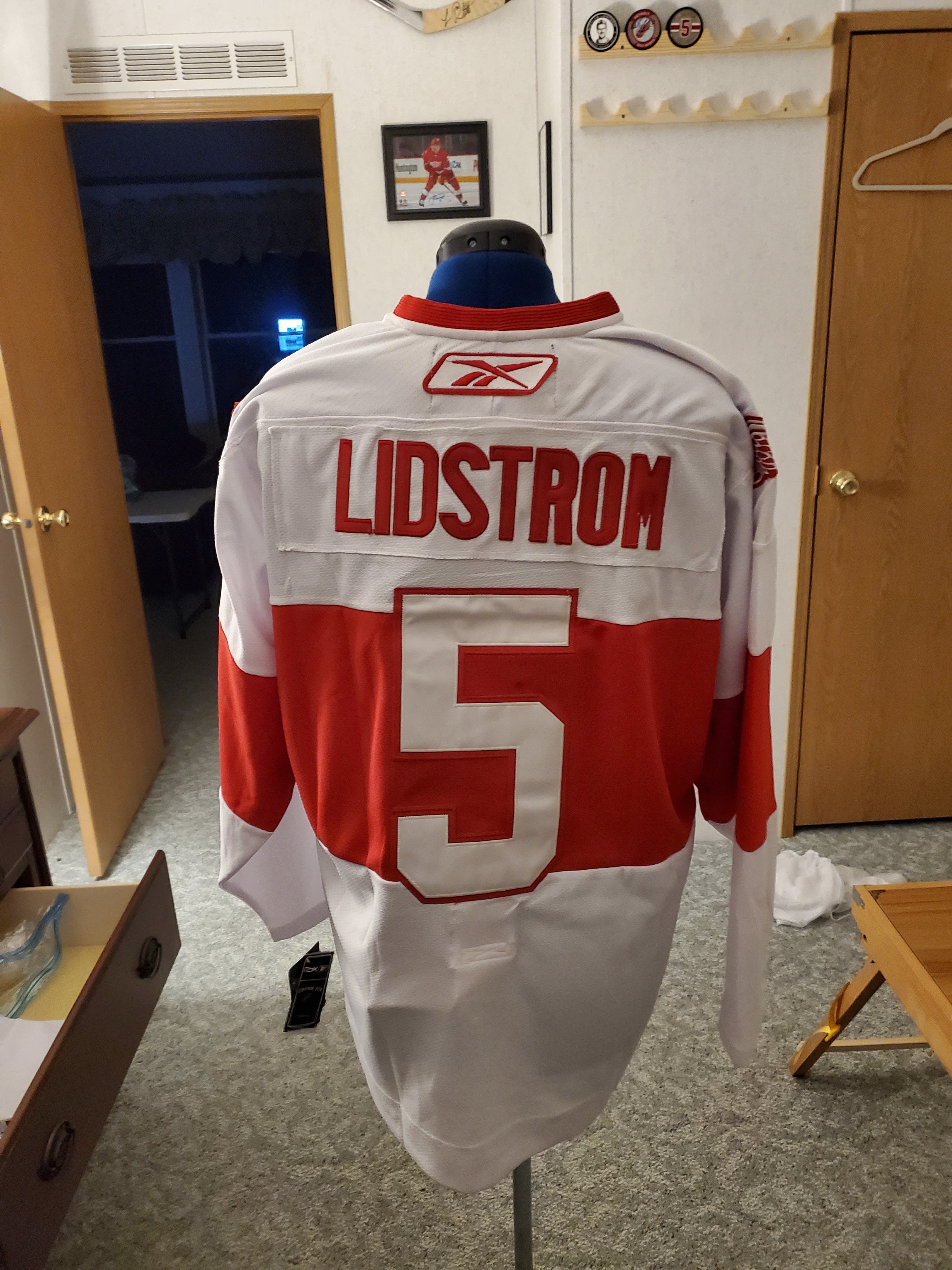 Nicklas Lidstrom Detroit Red Wings Reebok Premier Third Winter Classic  Jersey (White)