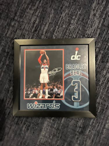 BRADLEY BEAL CERTIFIED HAND SIGNED AND FRAMED ACTION PHOTO