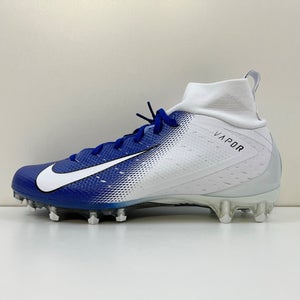Nike Vapor Untouchable Pro 3 Royal Blue Football Cleats Mens 10 - AO3021-145