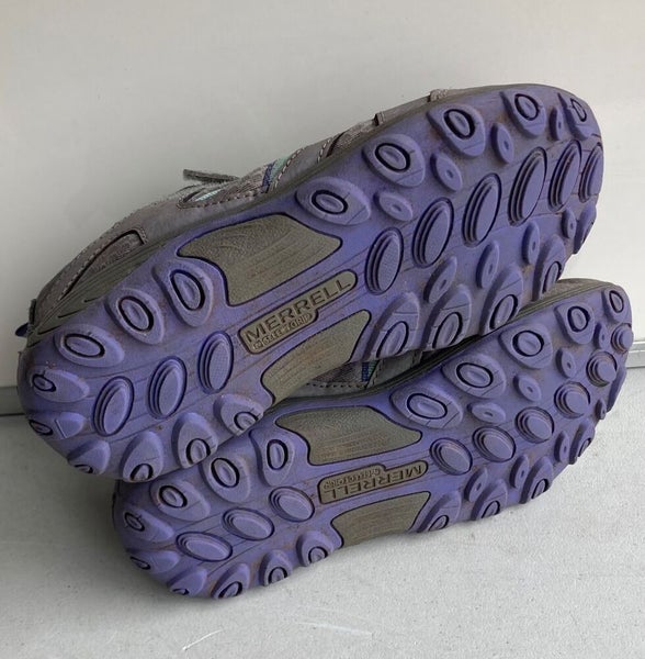 Merrell Outback Low Kids/Boys/Girls/Youth Gray Trail Hiking Shoes ~ Size 2