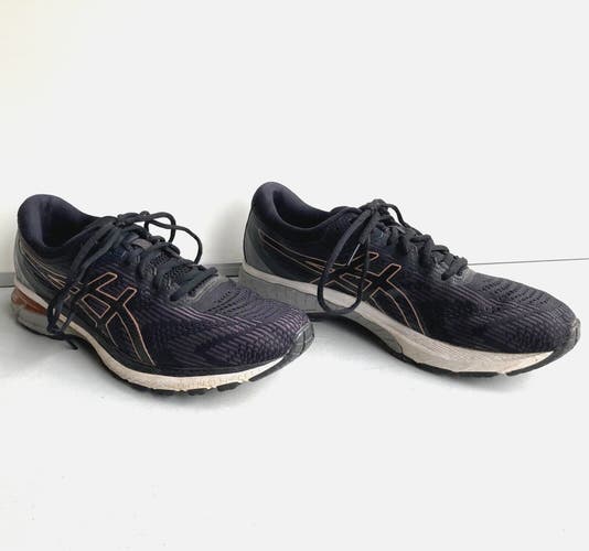 Asics GT-2000 8 Women's Black/Rose Gold Trail Jogging Running Shoes ~ Size 11