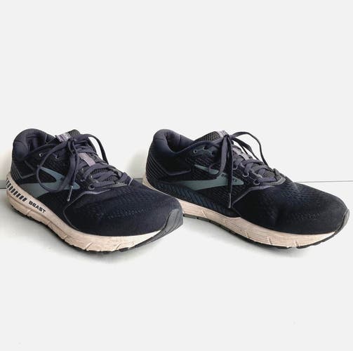 Brooks Beast 20 Men's Black Trail Jogging Running Shoes Sneakers ~ Size 12W(2E)