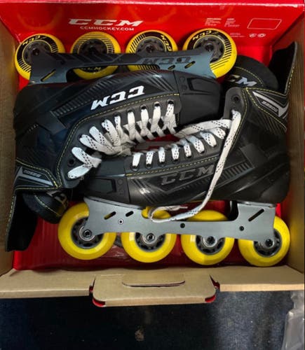 New CCM Regular Width Size 12 Super Tacks 9350 Inline Skates