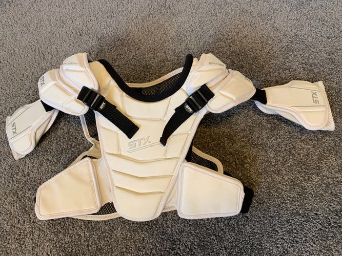 Used STX Shadow Lacrosse Shoulder Pads + Chest Guard - Medium
