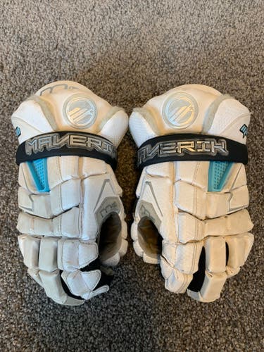 Used Maverik M4 Lacrosse - white