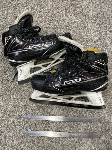 Used Bauer Regular Width  Size 6 Supreme 1S Hockey Goalie Skates