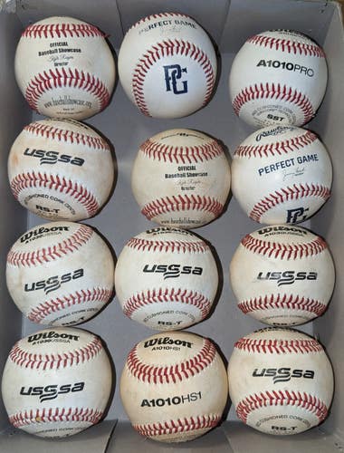 Used random Baseballs 36 Pack (3 Dozen) (LL-NFHS)