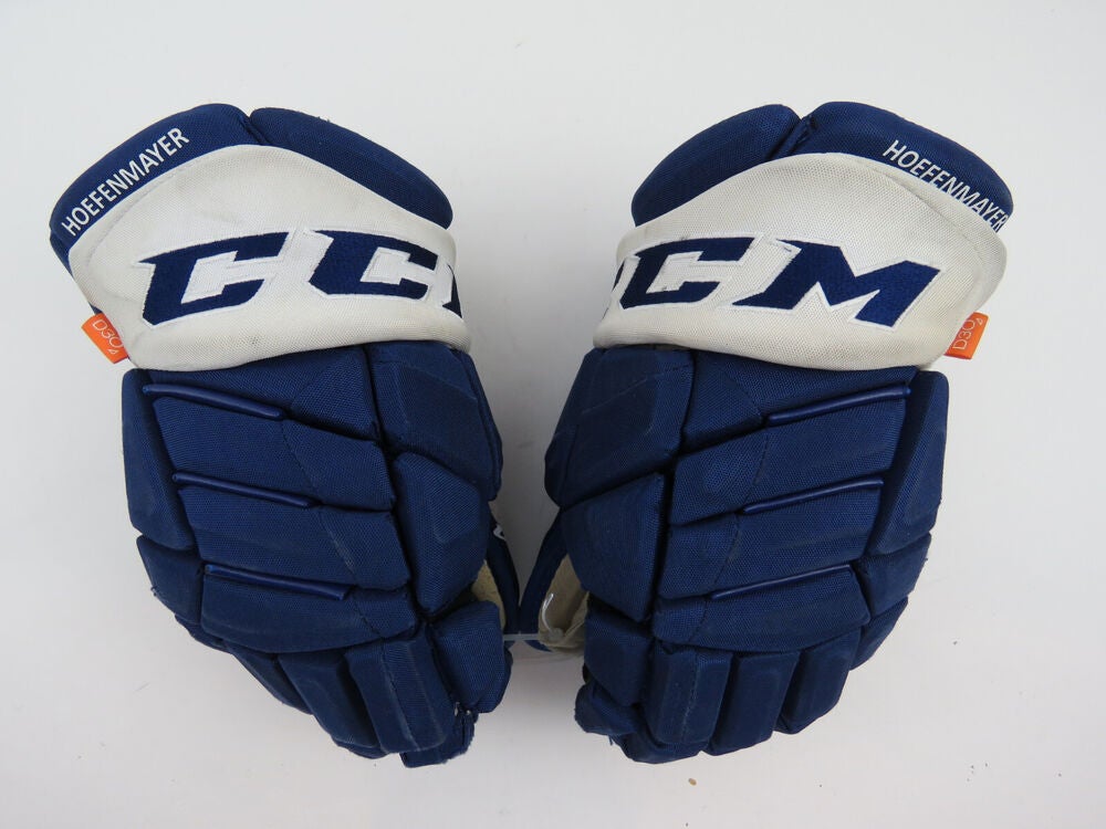 CCM JetSpeed FT1 Toronto Marlies AHL NHL Pro Stock Ice Hockey Player Gloves 14"