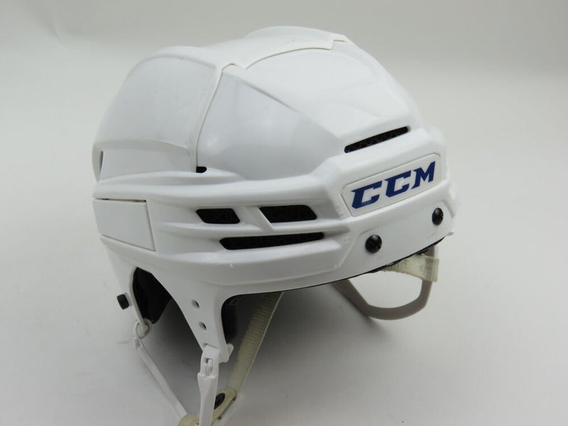 CCM Super Tacks X Pro Stock NHL Ice Hockey Player Helmet Senior M White ** AS IS