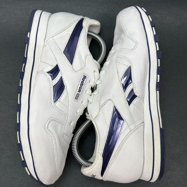 Reebok Classic Vintage 1983 Leather Trainers Navy Blue Women's Size |