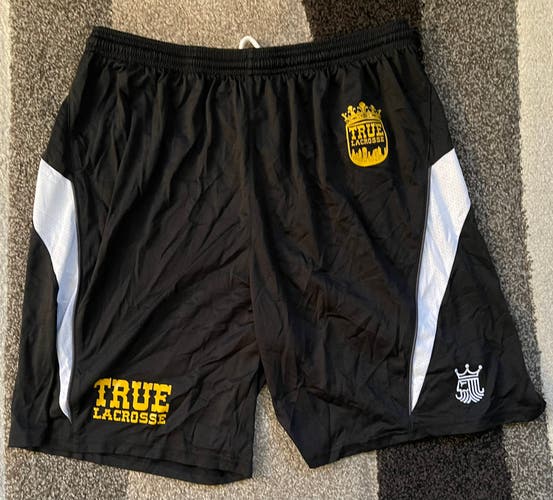 True Lacrosse Black Shorts (XL)