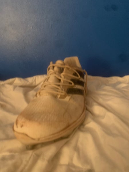 White  Metal Low Top Adizero Afterburner