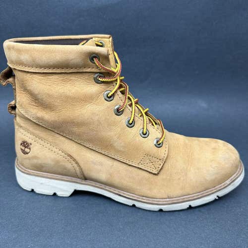 Timberland Bramhall A11JP Lace Up Hiking Boots Booties Brown White Size 7