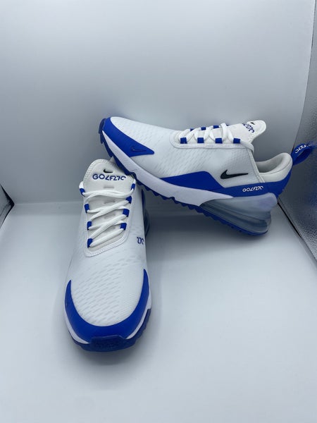 Nike Golf Air Max 270 G Tour Shoe White Blue CK6483-106 Size 9.5
