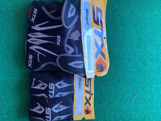 Youth Small STX Stinger Shoulder Pads And Elbow Pads.