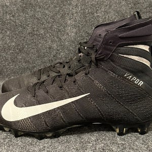 Men’s Nike Vapor Untouchable 3 Elite Triple Black Football Cleats AO3006-010  Size 12
