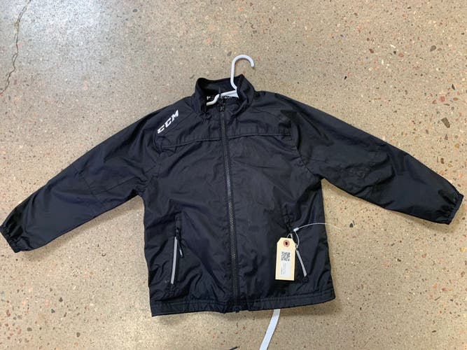 Black Used Youth XS Youth CCM Warm-Up Suit