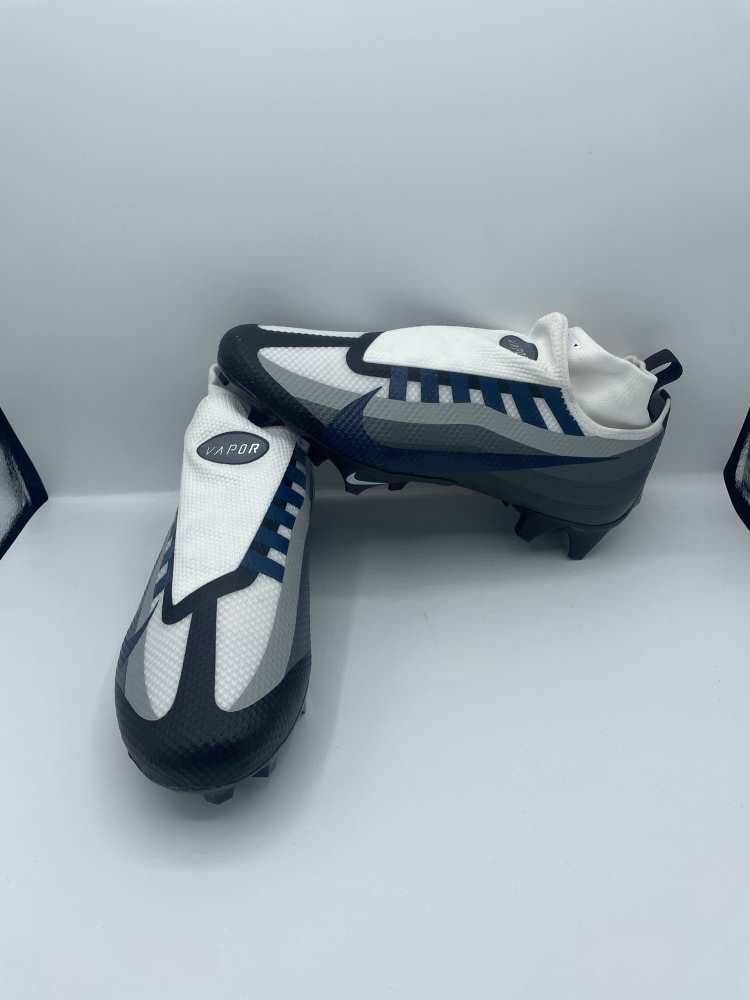 Men's Nike Vapor Edge 360 Pro Navy Blue Football Cleats DV0778-001 Size 8.5