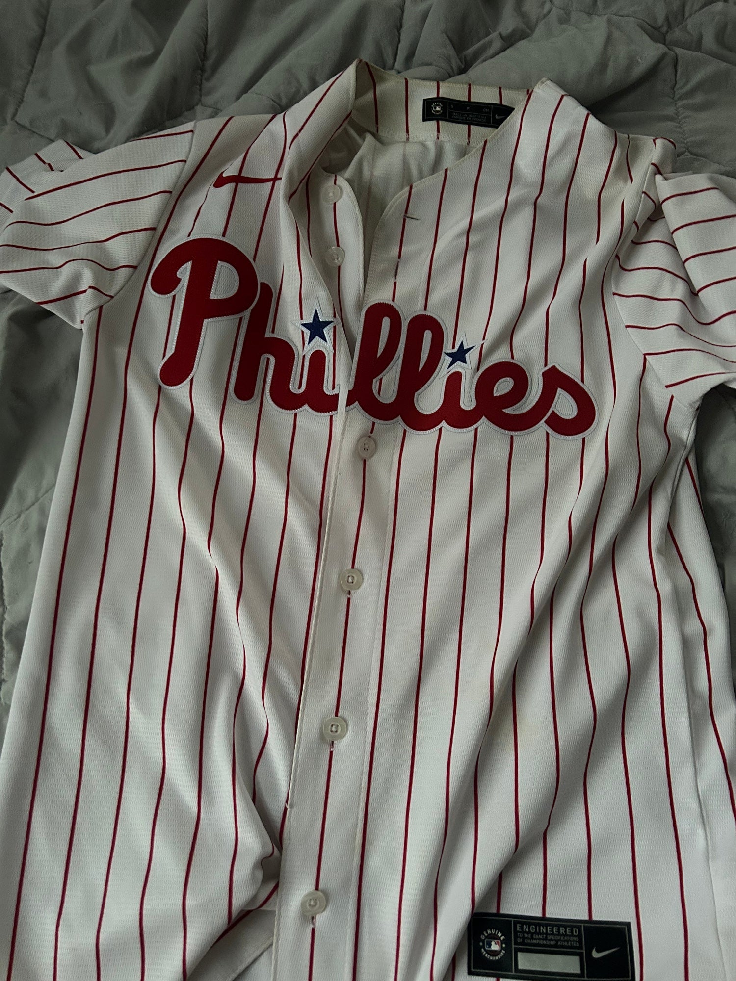 2018 Japan Series Game-Used Jersey - Rhys Hoskins - Size 48
