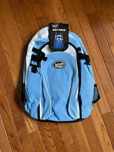 NEW Louisville Slugger Large Back Pack - LGBP Lt Blue