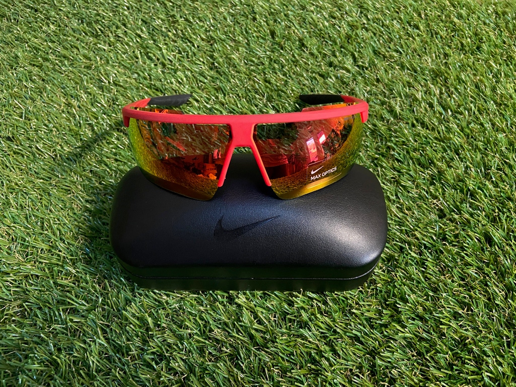 *SOLD* Nike Windshield Elite CW1287 Unisex Sunglasses Max Optics Red 75 09 130 NEW