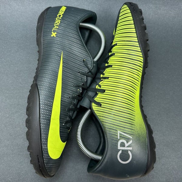 Nike Mens MercurialX VI CR7 TF 376 Volt Cleats Shoes | SidelineSwap