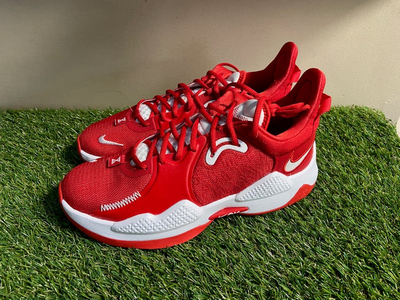 Mens Nike PG 5 TB Promo University Red White DM5045-603 Paul